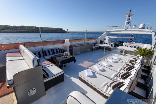 Superyacht OCEAN GLASS - Sundeck