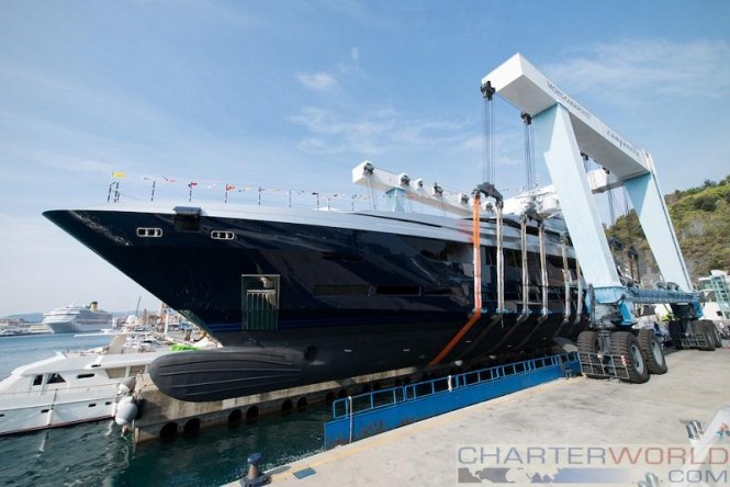 The M60 superyacht SARASTAR launched from