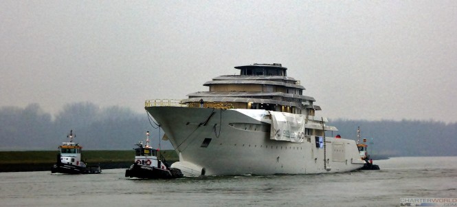 Oceanco yacht hull Y714