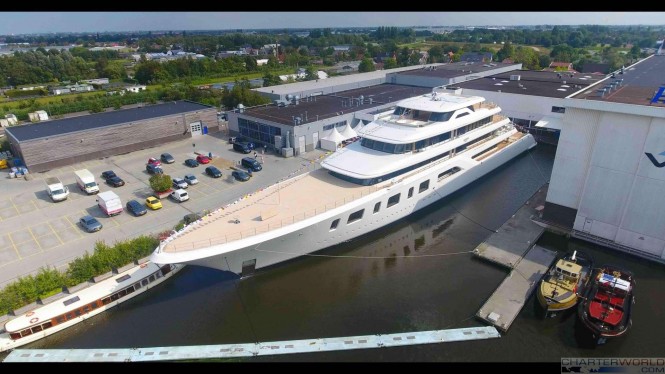 Superyacht AQUARIUS at her Launch - image by Feadship 23