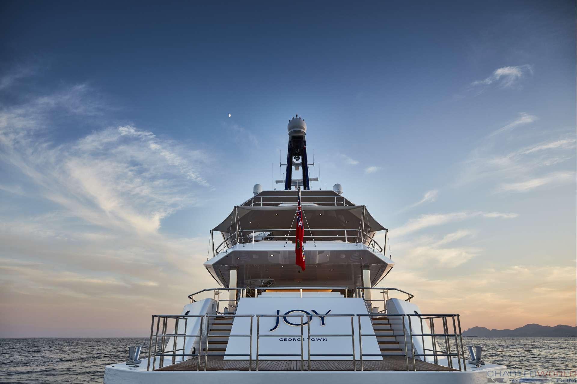 Yacht JOY Aft View Copyright Feadship — Yacht Charter & Superyacht News