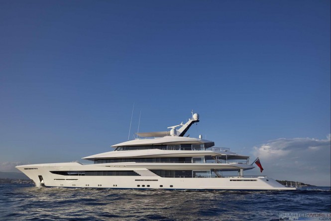 Yacht JOY Exterior Profile - Copyright Feadship