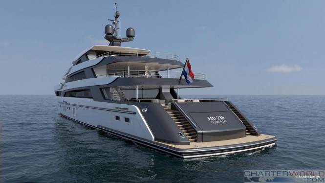 72-metre superyacht concept by Mulder Design