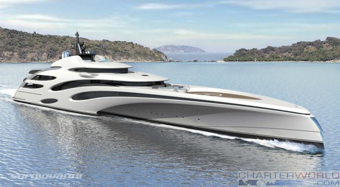 102m Trimaran Concept Echo Yachts 