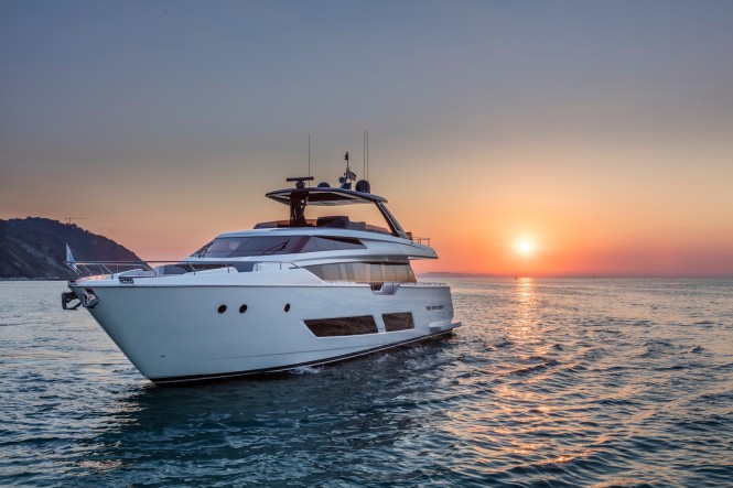 Ferretti Yachts 850 at FLIBS
