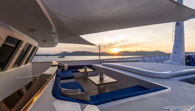 Luxury yacht Norther Sun - Sun deck
