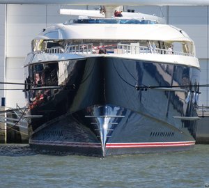 Drone Video of Brand New Largest Sailing Yacht in the World