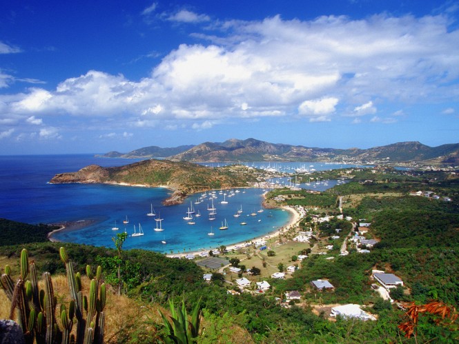 English Harbour and Falmouth Harbor, Antigua, Caribbean. Photo by Ocean/Corbis