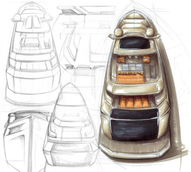 New superyacht sketches x