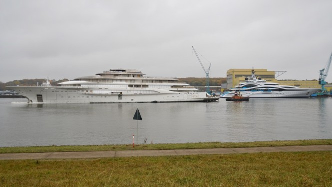 130m+ mega yacht by Lurssen