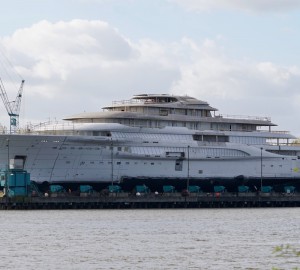 Exclusive Video and Photos: Highly Secretive 130m+ Lurssen Mega Yacht Unveiled