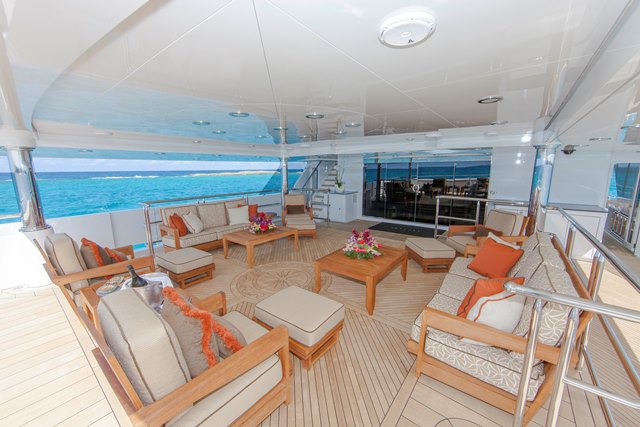 Sky fall bridge deck