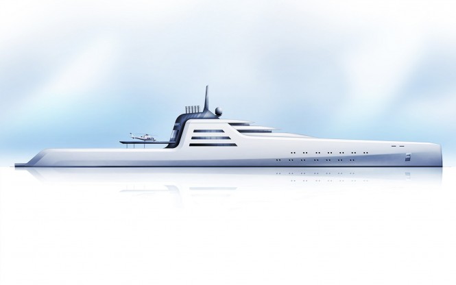 200m superyacht concept the transporter by the h2 yacht design