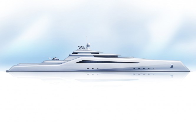 The H2 200m superyacht the Transporter