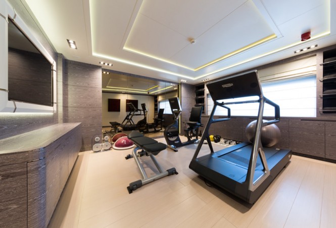Super Yacht NATALINA A - Gym