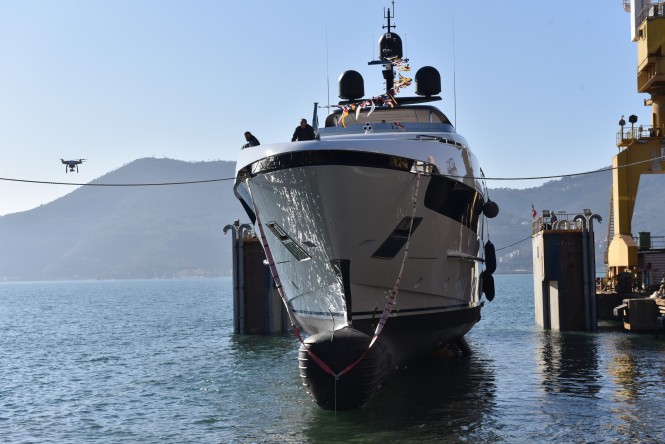 Sanlorenzo 52Steel SEVEN SINS launch 