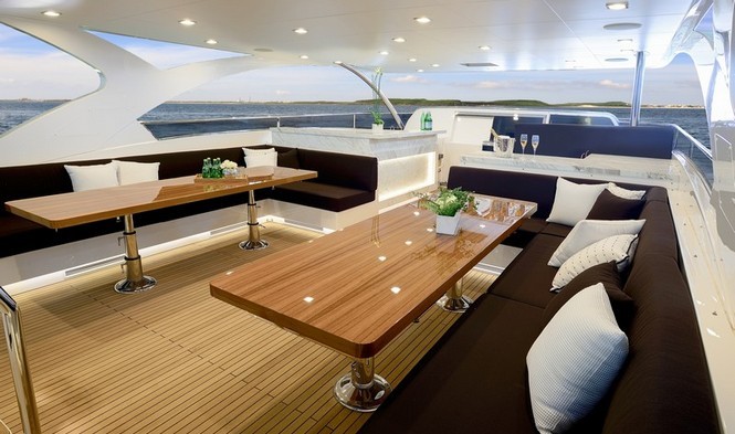 Superyacht PARADISE - External seating