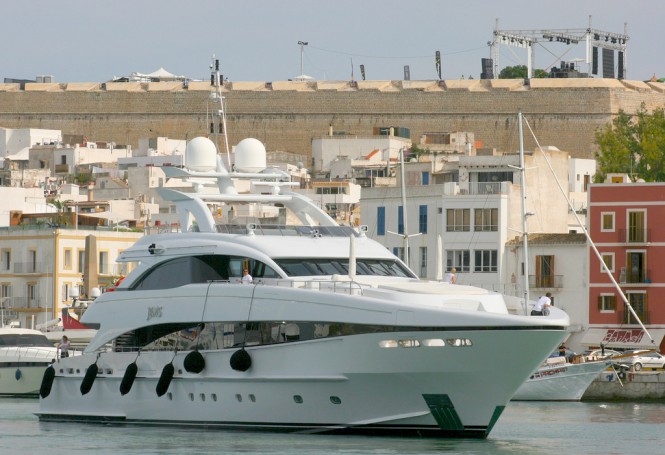 Jems yacht. Photo courtesy of Javier Ortega Figueiral