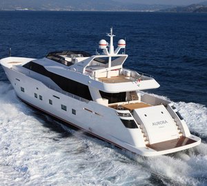 Enjoy chartering the Eastern Mediterranean this summer aboard M/Y Aurora