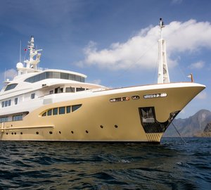 Charter stunning superyacht Jade 959 to your Mediterranean event this summer