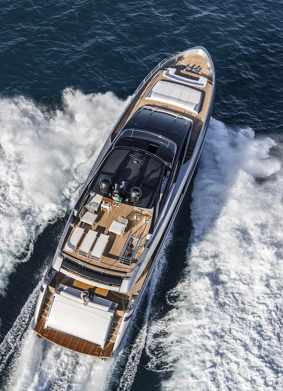 Riva 100' Corsaro - top view
