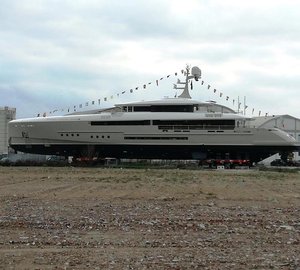 Superyacht Endeavour II is preparing for her Official Launch at Rossinavi