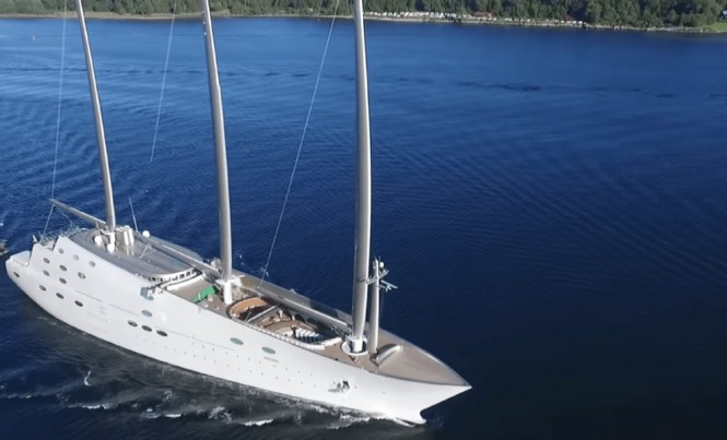 Sailing Yacht A Underway at Sea - (Photo by Ship-dreams.de)