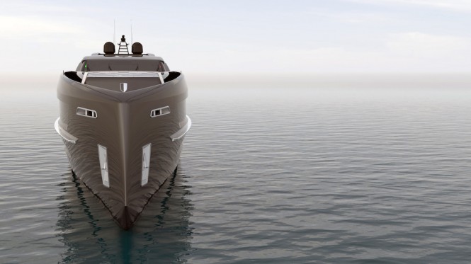 55-metre motor yacht CINQUANTACINQUE by CORGO YACHT DESIGN & MARTINEZ DESIGN - bow
