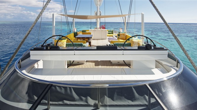 super yacht MONDANGO 3 - Flybridge Image by Chris Lewis