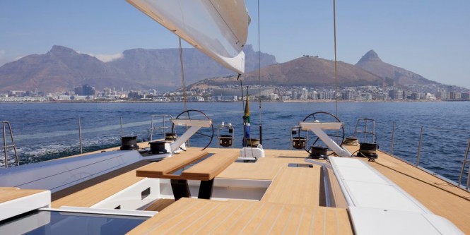 Aboard ALLSMOKE - Image credit Southern Wind Shipyard