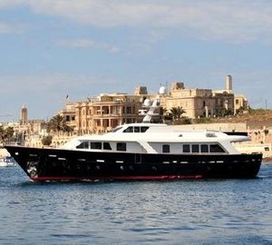 Luxury yacht Harmonya is now available for Mediterranean charters