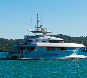 Charter Spirit, Australia's newest superyacht, at the Whitsundays and behold the Great Barrier Reef