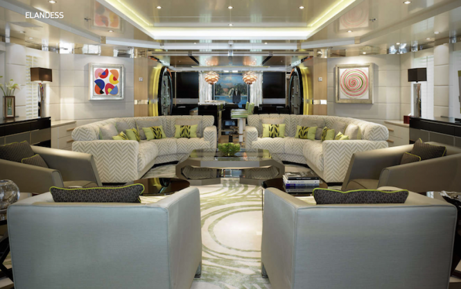 Elysian (ex Elandess) interior - copyright Abeking & Rasmussen