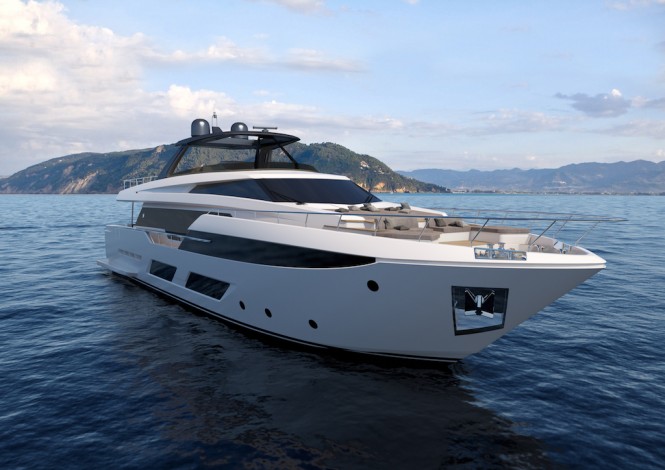 Ferretti Yachts 920 - bow
