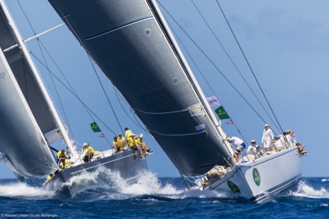 Freya won against Plis in the Maxi Division of the Rolex Swan Cup Caribbean 2017