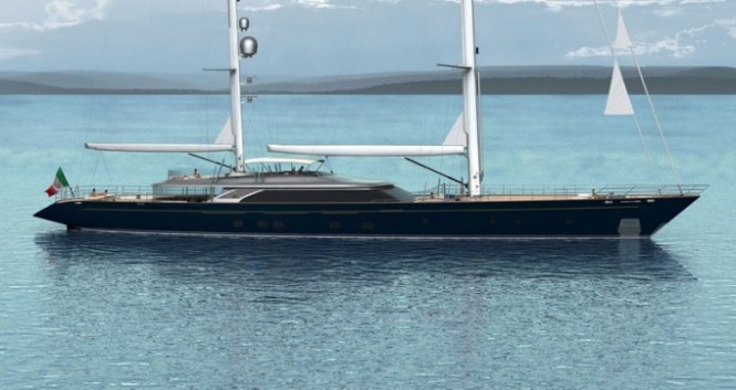 Hull C.2232 by Ron Holland Design and Perini Navi-680