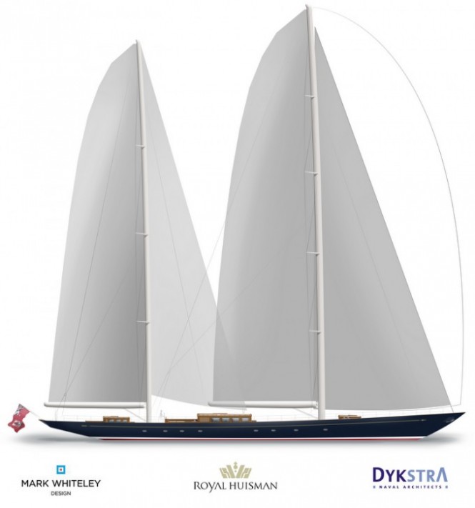 Luxury sailing yacht Aquarius Royal Huisman