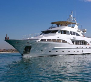 Superyacht DXB available for Mediterranean charter to the Monaco Grand Prix and Cannes Film Festival