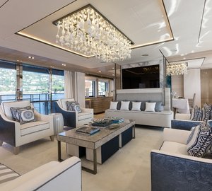 Luxury yacht THUMPER - Main salon Photo credit Sunseeker Yachts