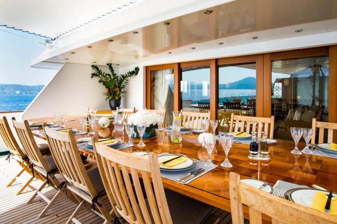 MY ESMERALDA - Bridge deck dining