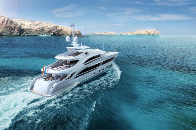 Motor Yacht Maia unveiled at Heesen Yachts