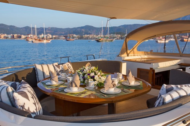 Sailing Yacht Savarona - guest cockpit 