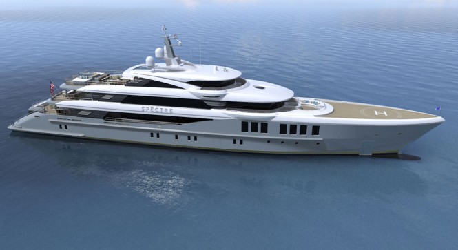 Superyacht Spectre is currently under construction at Benetti Shipyard