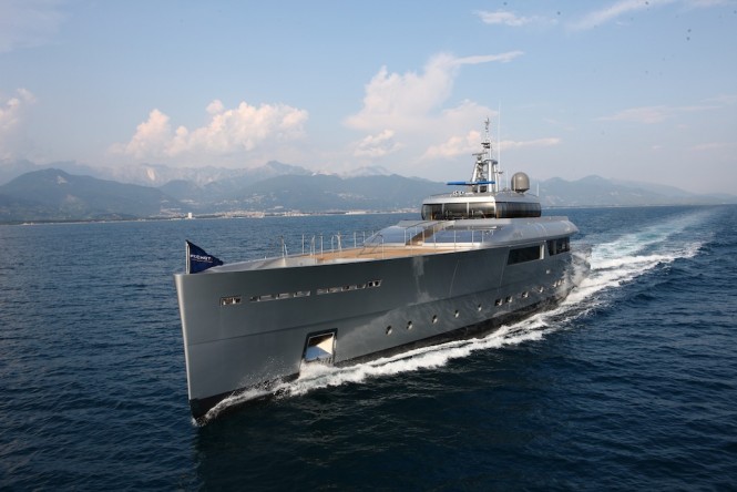 Stunning Super Yacht Exuma - photo courtesy of Perini Navi
