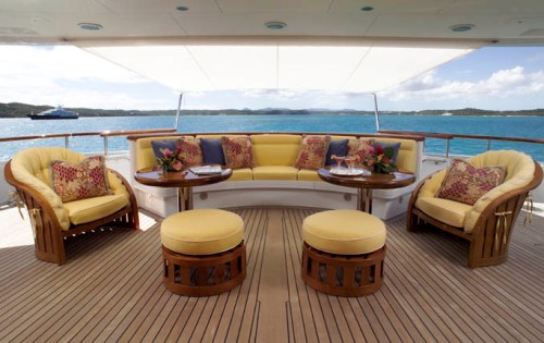 Superyacht HUNTRESS - Main deck aft