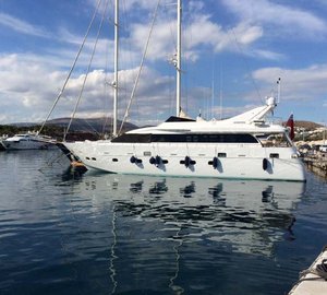 Cruise the Eastern Mediterranean aboard charter yacht Nashira