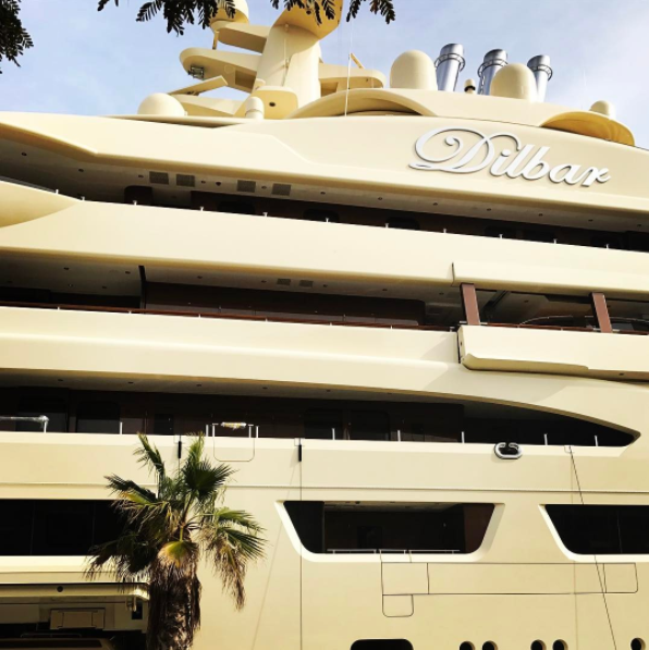 Dilbar - close -up - in Port Vell. Photo by @my.little.hygge