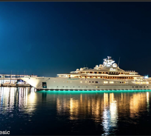 Mind-Blowing Photos of Mega Yachts Ona (ex. Dilbar) and Dilbar in Monaco
