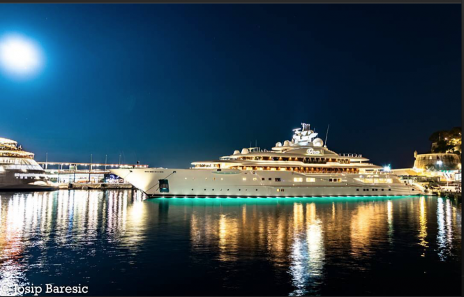 110m Ona (ex. Dilbar) in Monaco. Photo credit @j_b_photography__