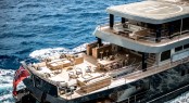 Luxury yacht PLAN B - Entertainment on the main deck